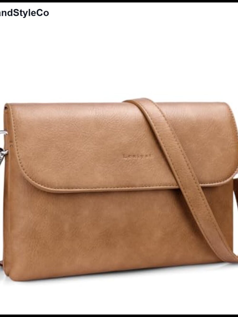 RFID Crossbody Bag Vegan Leather 2 Detachable Straps Womens Small